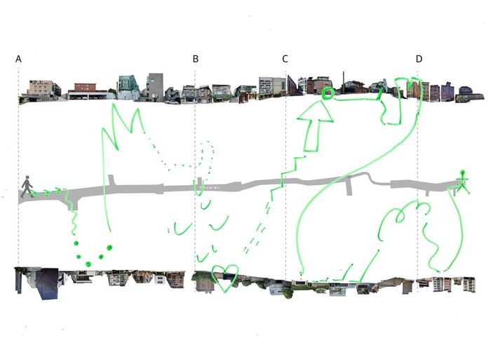 Individual audience map 4 from the second performance