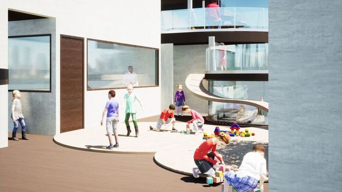 Children's shared courtyard
