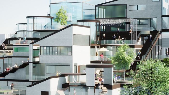 Housing and shared performance terraces